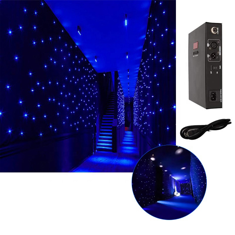 Stage Backdrops Led STAR Curtain Cloth Lights Led Dj Light Curtain Stage Background RGB Cloth Curtain Backdrops