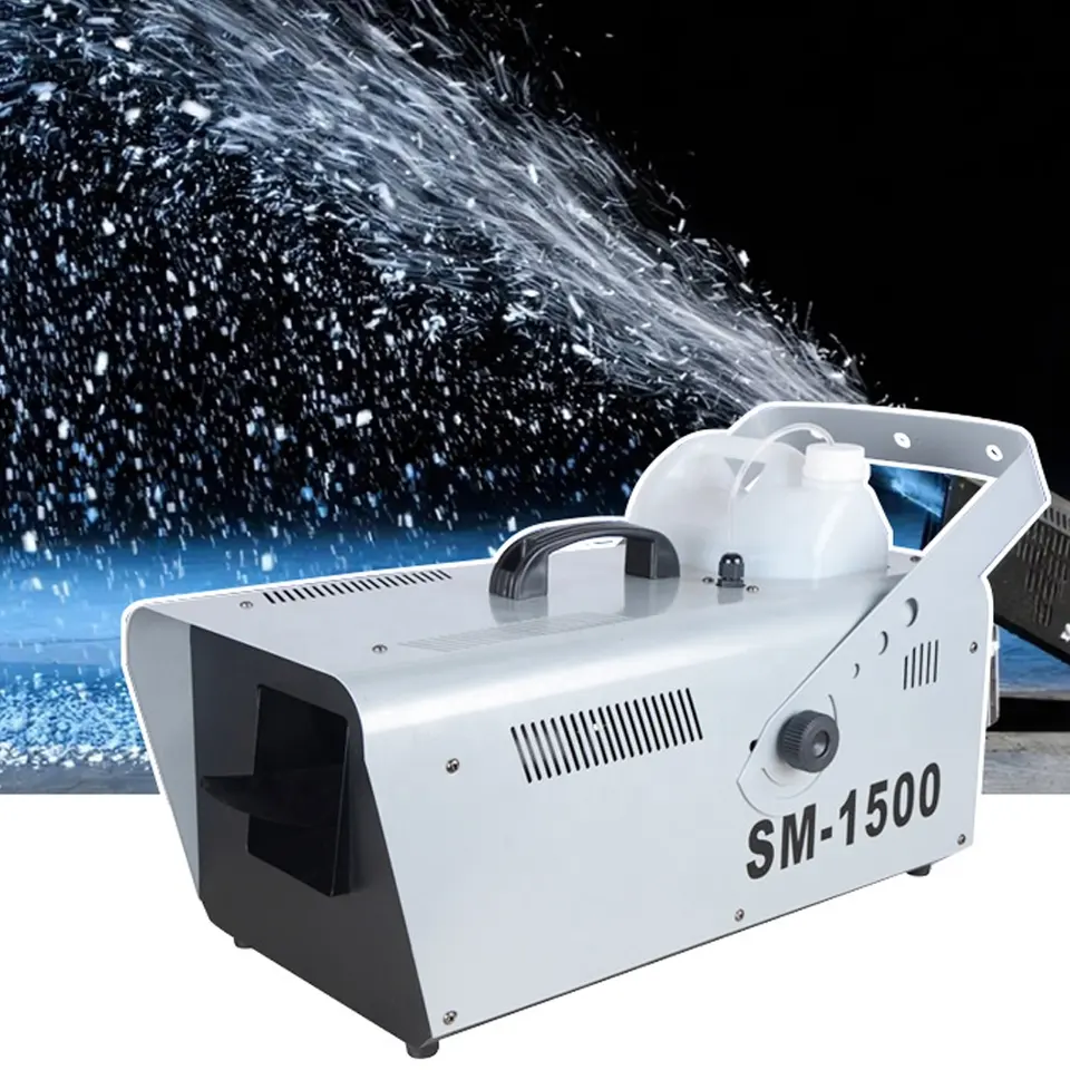 TOPFLASHSTAR Special Effects Foam Stage Dj Party 1500W Snow Maker Artificial Moving Head Snow Machine