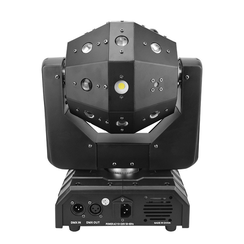 16pcs *3W LED Mini Cubix Moving Head Football Light Beam Laser Strobe 3In1 DMX LED Moving Head Light For DJ Disco Party