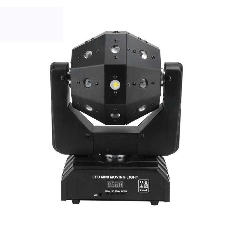 16pcs *3W LED Mini Cubix Moving Head Football Light Beam Laser Strobe 3In1 DMX LED Moving Head Light For DJ Disco Party