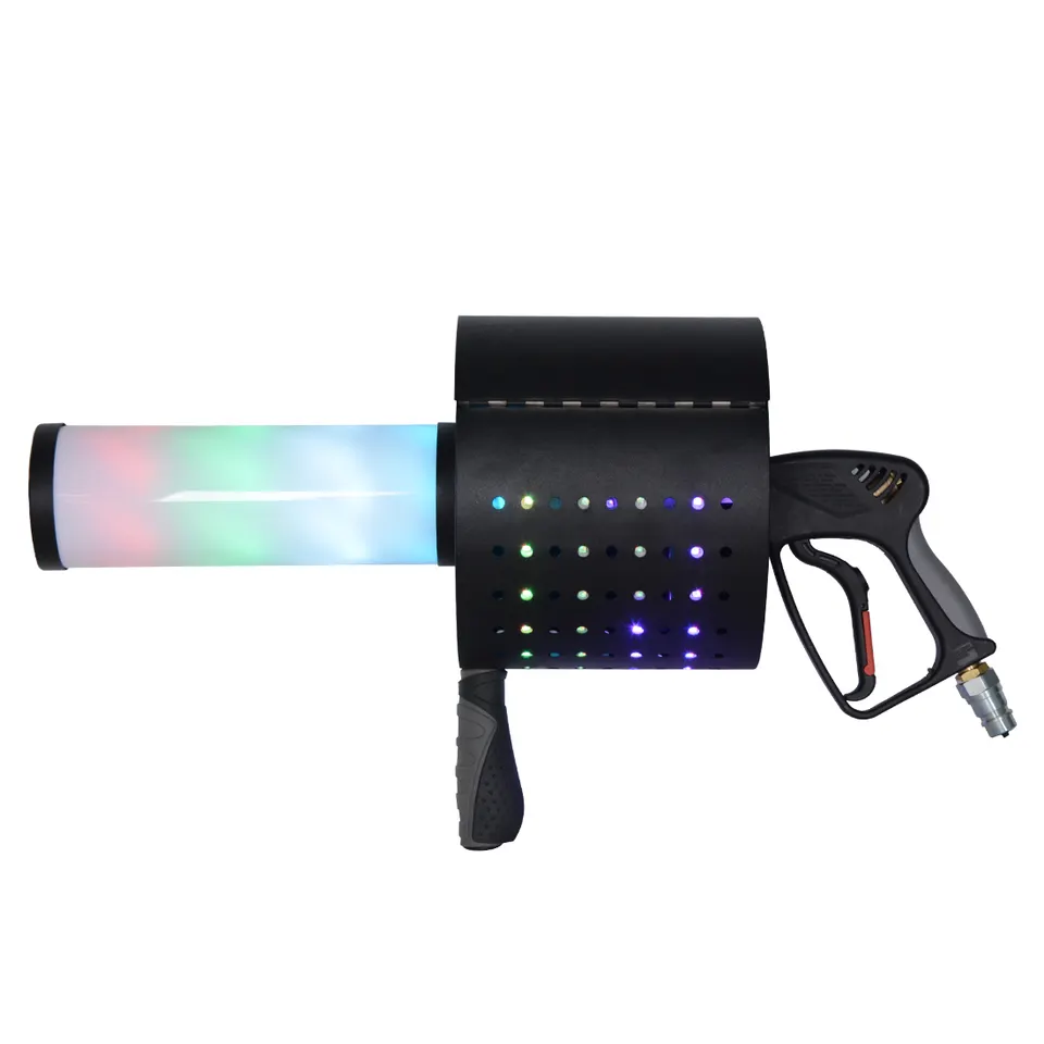 TOPFLASHSTAR Stage /Party Cool Confetti Gun Three Head Electric Confetti Cannon Gun Co2 Jet Machine