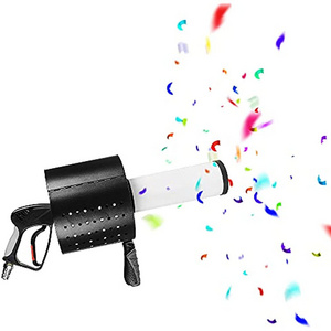 RGB LED Light Party CO2 Air Shooter Fog Machine Handheld CO2 Cannon Gun DJ Jet Machine Spray Paper Confetti Gun Fireworks