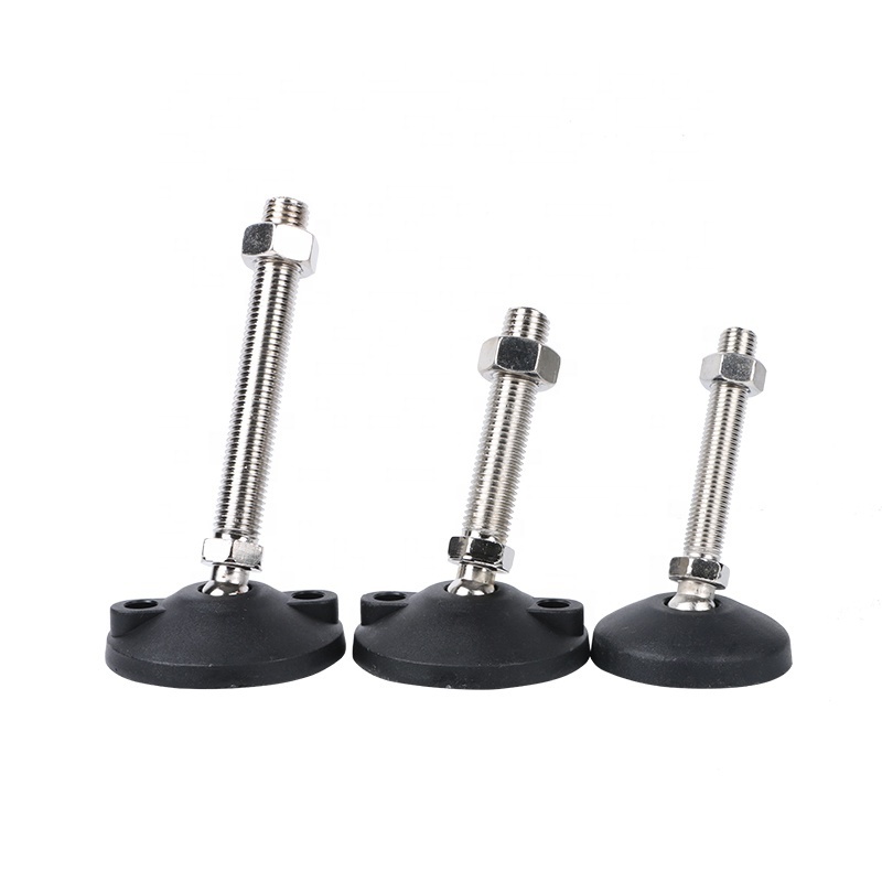 Gorgeous Heavy High Strength M8 3/8 Adjustable Furniture Levelers Pipe Leveling Feet For Furniture