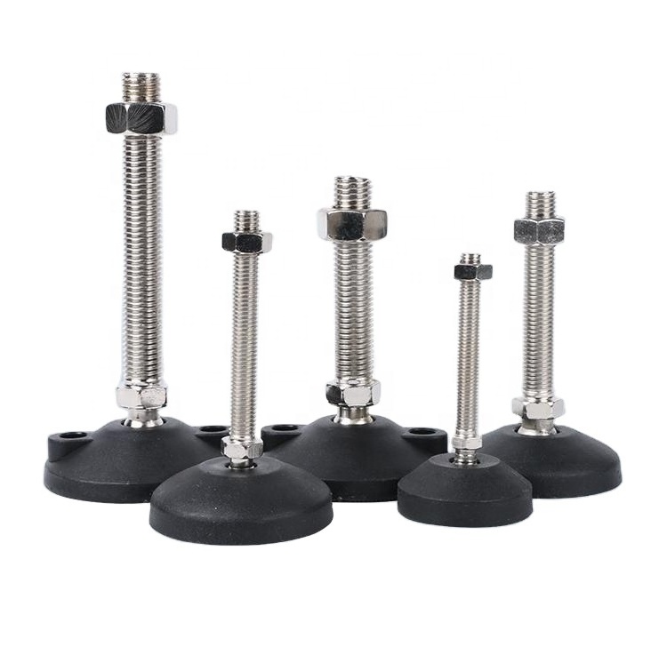 Gorgeous Heavy High Strength M8 3/8 Adjustable Furniture Levelers Pipe Leveling Feet For Furniture