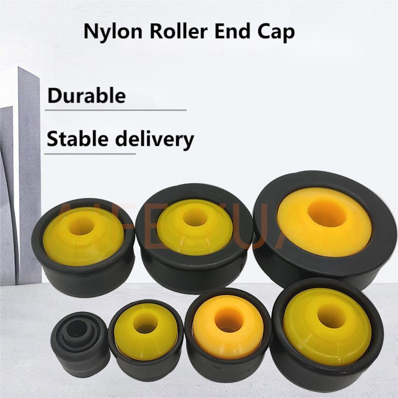 Durable Conveyor Roller Plastic Housing Stainless Steel Bearing End Caps For Gravity Conveyor Rollers