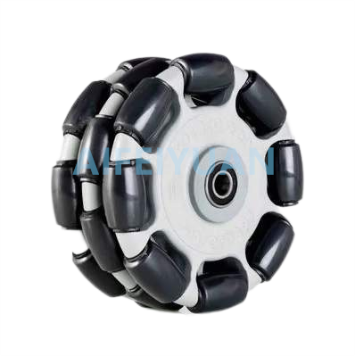 50mm Diameter 28mm Thickness Hexagonal Bore 14mm Rubber Omni Directional Wheel