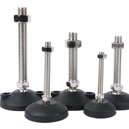 Gorgeous Heavy High Strength M8 3/8 Adjustable Furniture Levelers Pipe Leveling Feet For Furniture