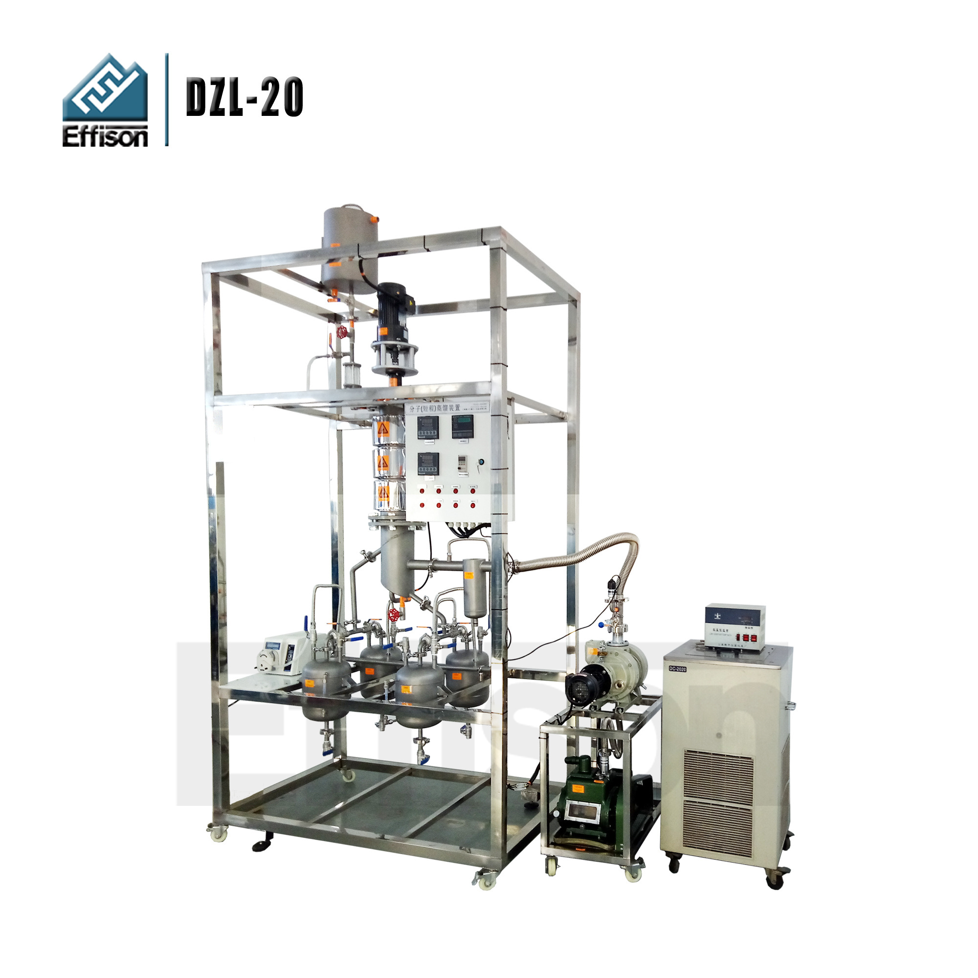 Plant Oil Extraction Short Path Wiped Film Evaporator Molecular Distillation