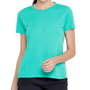 Top Quality Cotton Polyester Material Made Ladies T Shirts 2023 Most Selling Products Women Casual Wear T Shirts