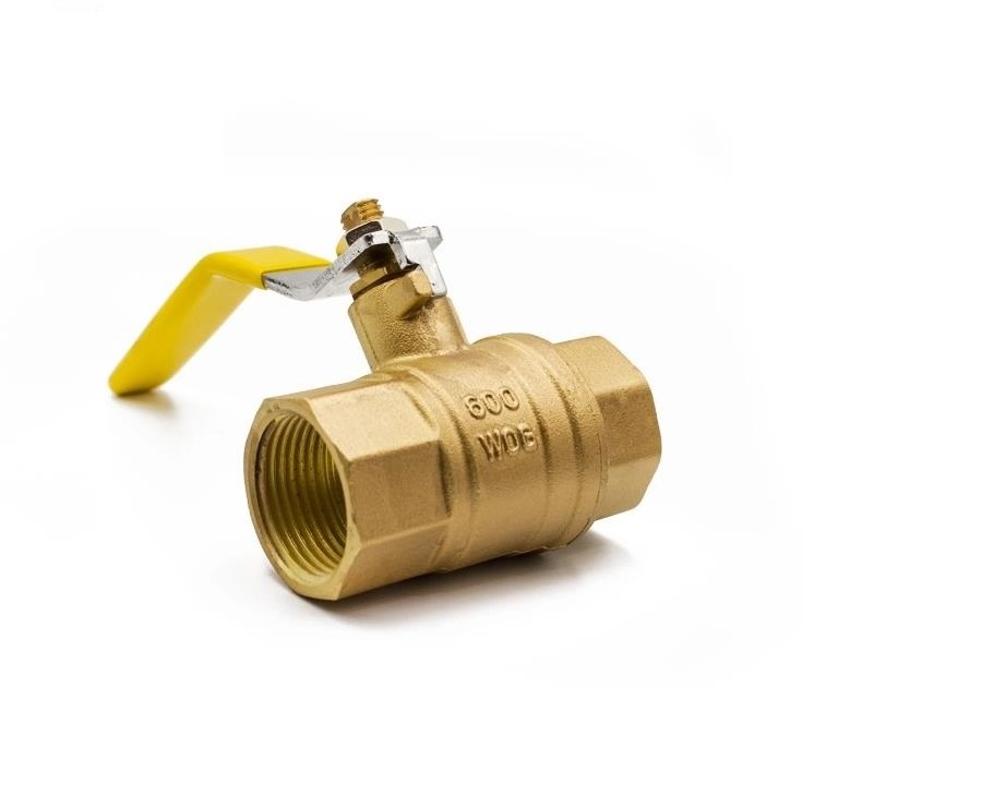 Factory Supply 1/2 3/4 Inch Brass Ball Valve  High Pressure Female Threaded Water Brass Ball Valve