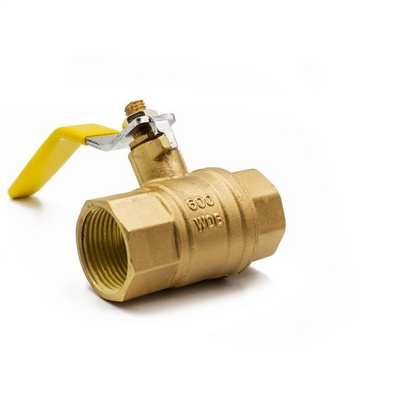 Factory Supply 1/2 3/4 Inch Brass Ball Valve  High Pressure Female Threaded Water Brass Ball Valve