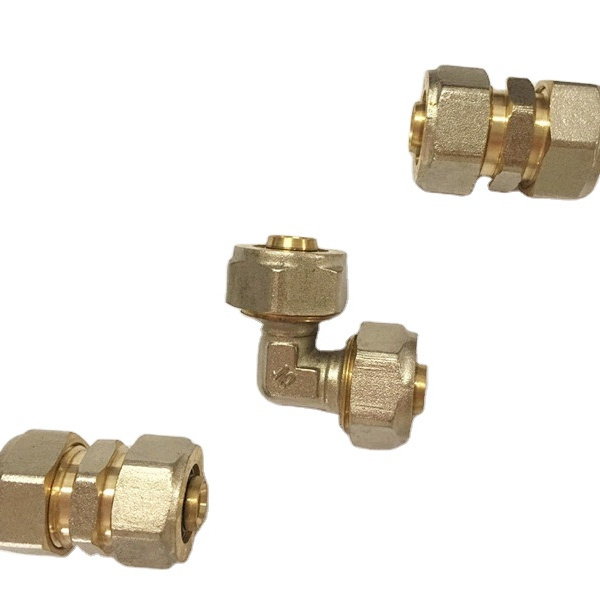 Brass Male Unequal Straight Union  Compression Fittings Joint Pex-al-Pex Pipes