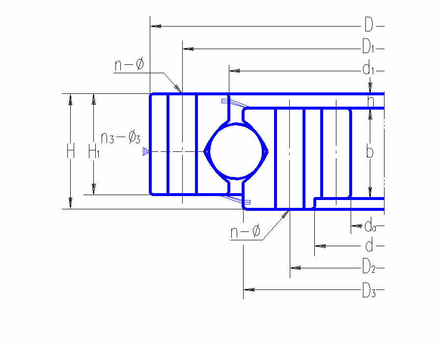 Large size for truck crane spare parts 013.60.2800 Excavator Turntable Slewing Bearing