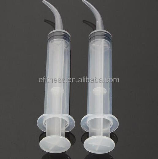 Disposable Dental Curved Utility Syringe 12ml Injection & Puncture Instrument Ce White OEM Infusion Set Price Nurse Accessories