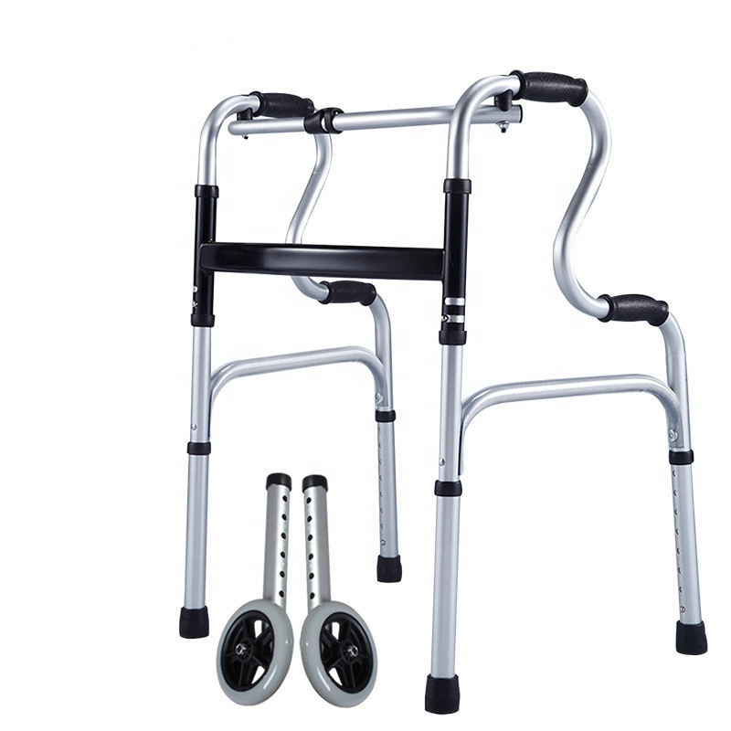 Lightweight Adjustable Walker Adults Orthopedic Walking Aid Old People Stair Climbing Medical device With wheels