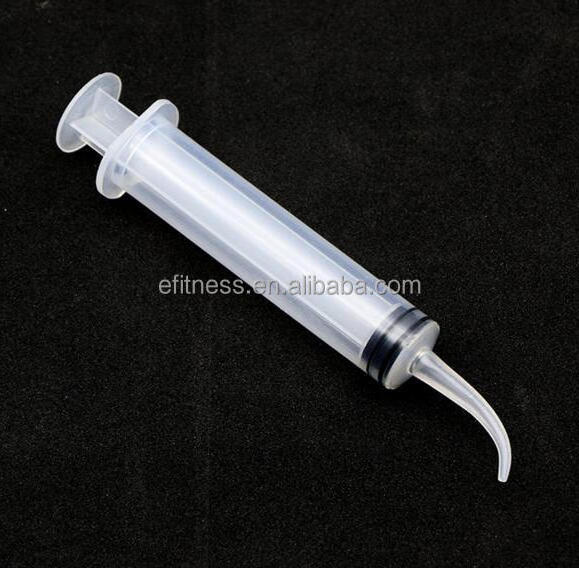 Disposable Dental Curved Utility Syringe 12ml Injection & Puncture Instrument Ce White OEM Infusion Set Price Nurse Accessories