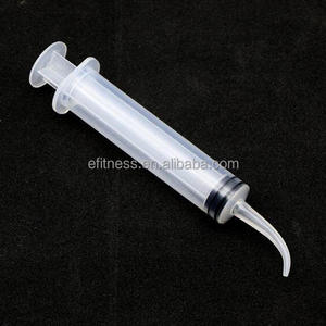 Disposable Dental Curved Utility Syringe 12ml Injection & Puncture Instrument Ce White OEM Infusion Set Price Nurse Accessories