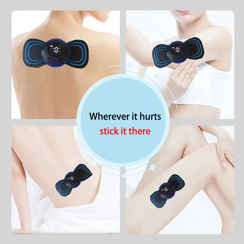 Mini Wireless remote control Electric Physical Therapy Tens Unit Massager Ems Neck Body Massager For Relieve Pain