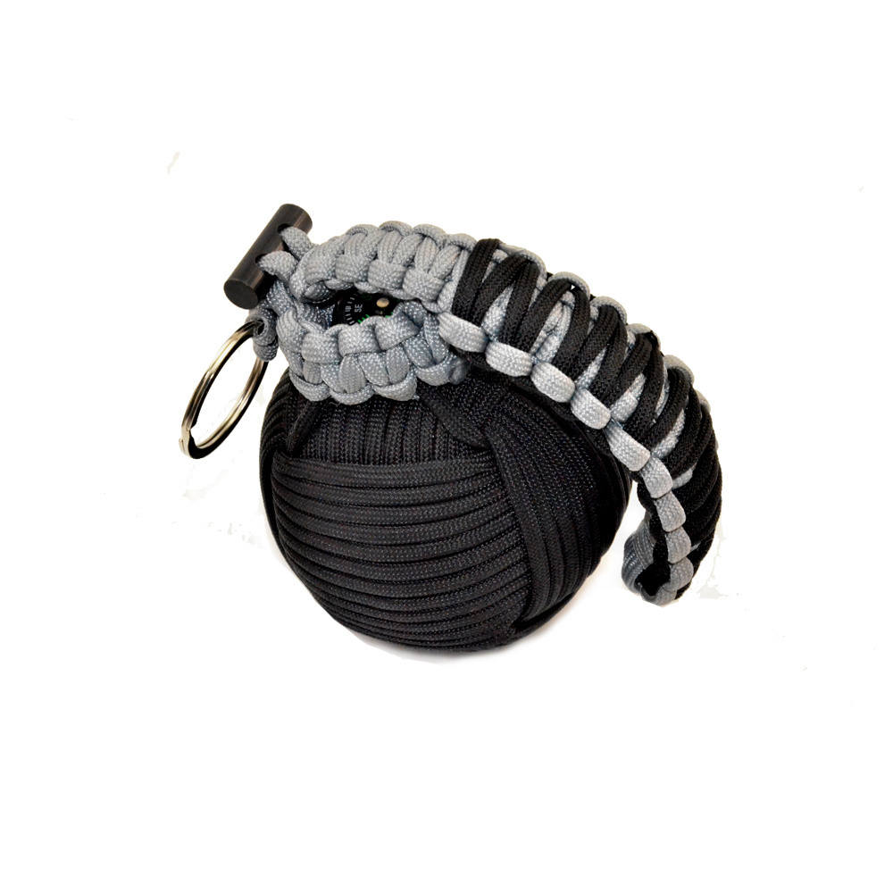 New items of goods in 2017 SOS kit survival paracord grenade with fishing equipments