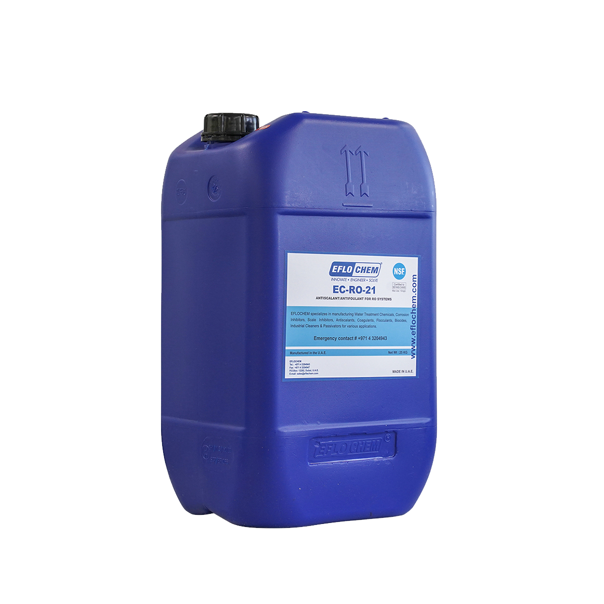 EC RO 21 Antiscalant 25Kg Advanced Solution for Peak Performance in Reverse Osmosis Systems