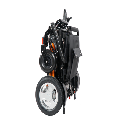 ultra light aluminium electric folding wheelchair with lithium battery and 500W Brushless Motor