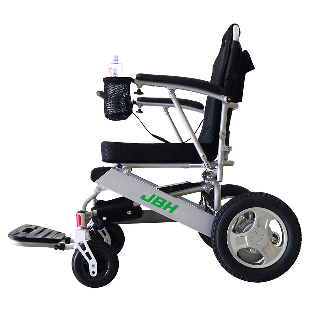 102~120 Continuous Adjustment through Gas Spring power folding electric wheelchair