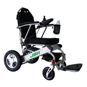 102~120 Continuous Adjustment through Gas Spring power folding electric wheelchair