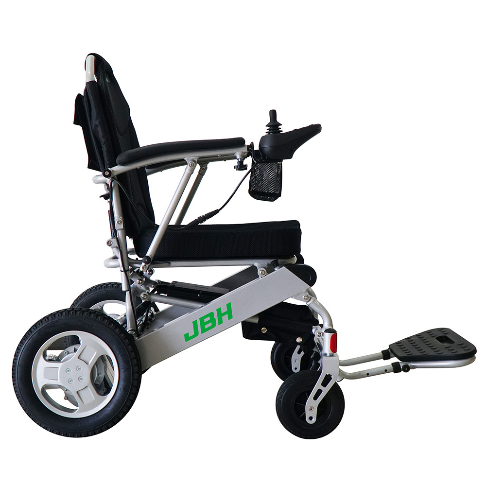 102~120 Continuous Adjustment through Gas Spring power folding electric wheelchair