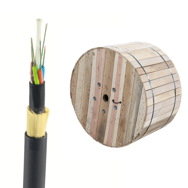 Aerial ADSS 24/48 core Telecom Communication Cable 24 core 96 core Fiber Optic Cable