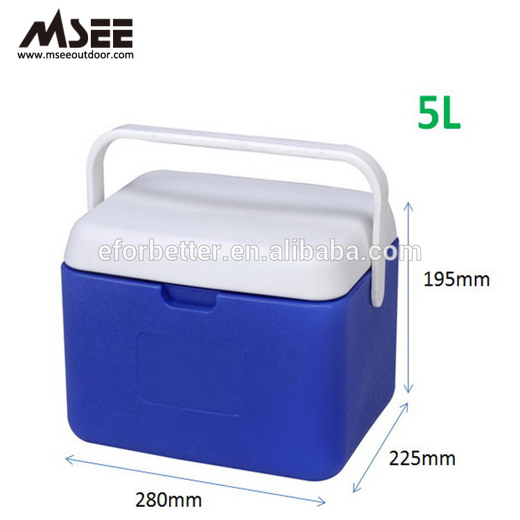 Mini Hard Plastic Picnic Cheap Commercial plastic round cooler box mini chest box set