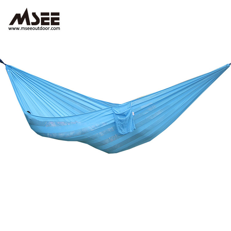 Msee Wholesale Outdoor Product portable mesh net leg hammock