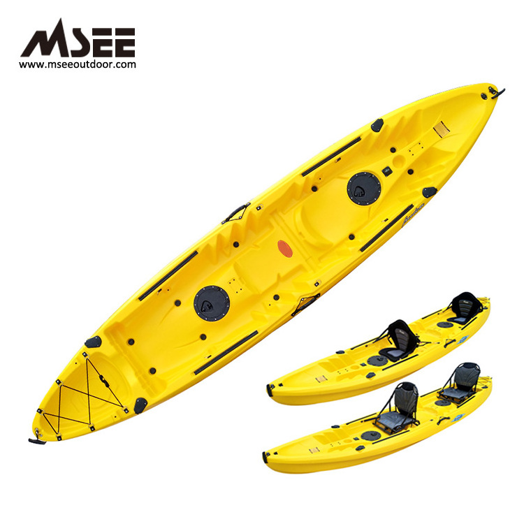 MS-39000-B Kayak Transparent HDPE LLDPE hard plastic canoe kayak trolling motor kayak