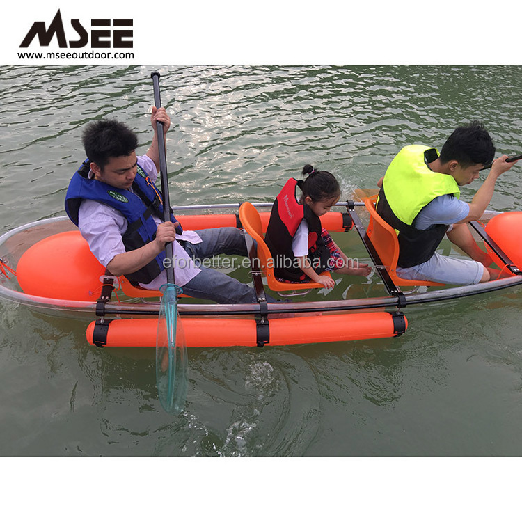 Wholesale Polycarbonate Material Glass Bottom Boat Sale Transparent Bottom Boat