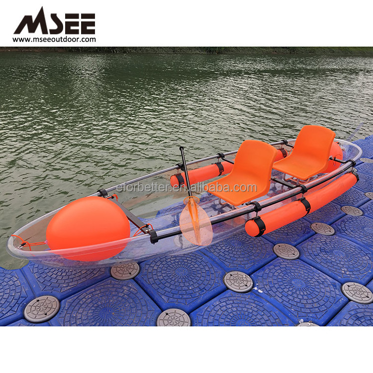 Wholesale Polycarbonate Material Glass Bottom Boat Sale Transparent Bottom Boat