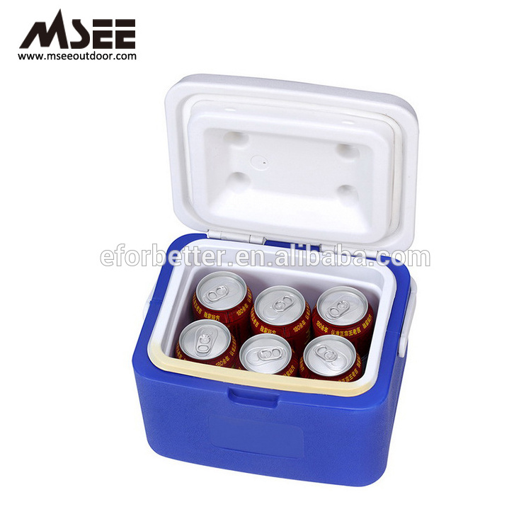 Mini Hard Plastic Picnic Cheap Commercial plastic round cooler box mini chest box set