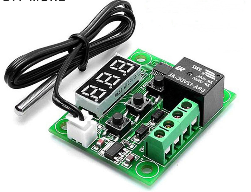 W1209 DC 12V Heat Cool Temp Thermostat Temperature Control Switch Temperature Controller Thermometer Thermo Controller 50CM