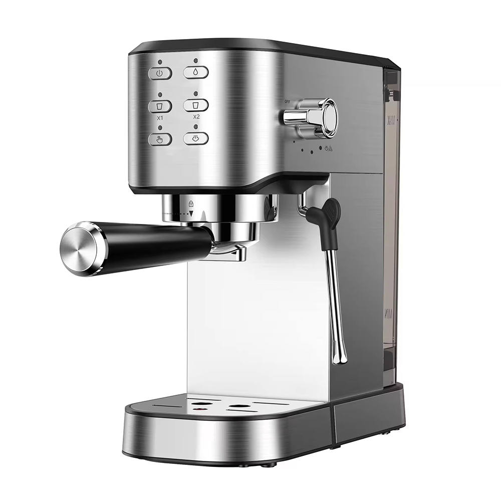 High Pressure Compact Coffee Machines with Milk Frother Steam Wand Professional Espresso Machine Maker