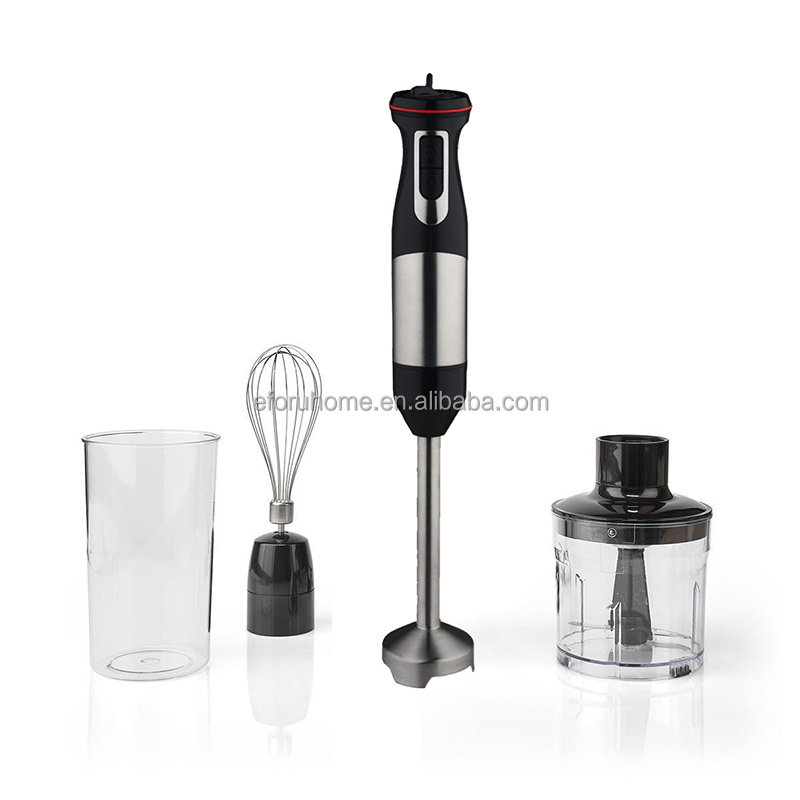 EFORU High Speed Electric Stick Egg Whisk Mixer Juicer Meat Grinder Handheld Stick Mixer Set Hand Blender for Food Processor