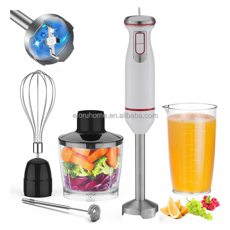 Household Appliances Food Processor Multifunctional Hand Mixer Immersion 1500W high speed  Fruit Blender Cooking Hand Blender