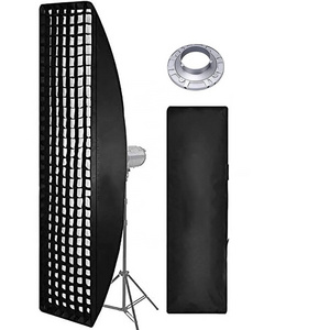 Photography accessories softbox 35x160cm studio flash rectangle long strip light quick folding softbox for Strobe Light Godox