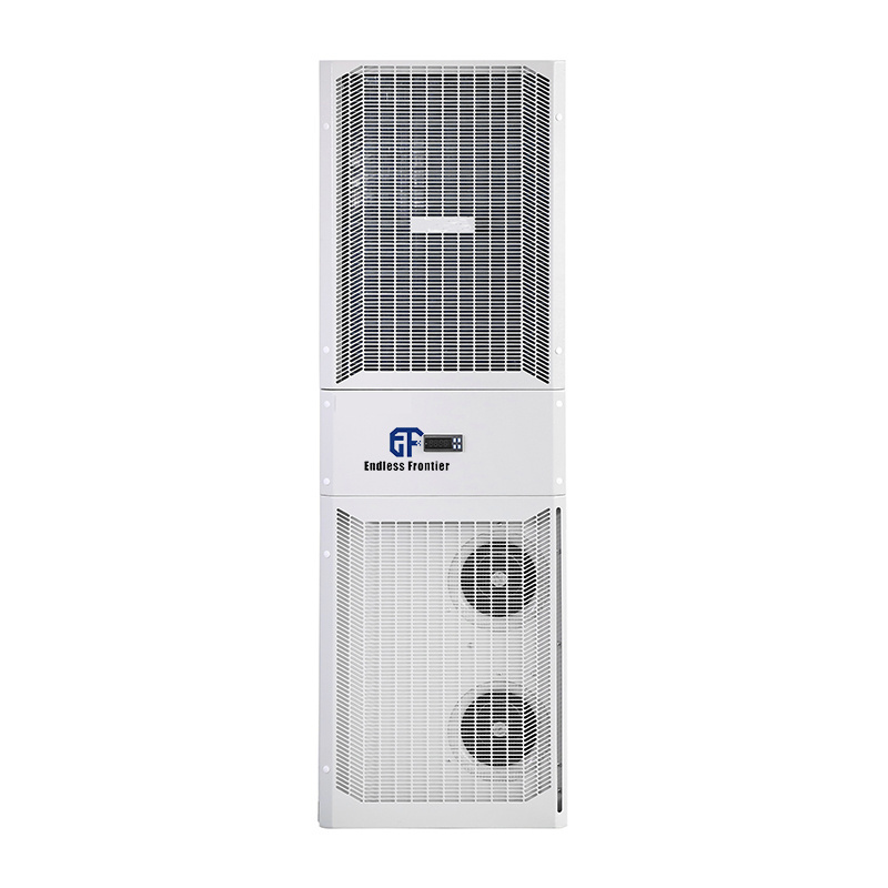 Telecom Shelter Electric Cabinet DC48V AC220V Industrial Air Conditioner with  Connection