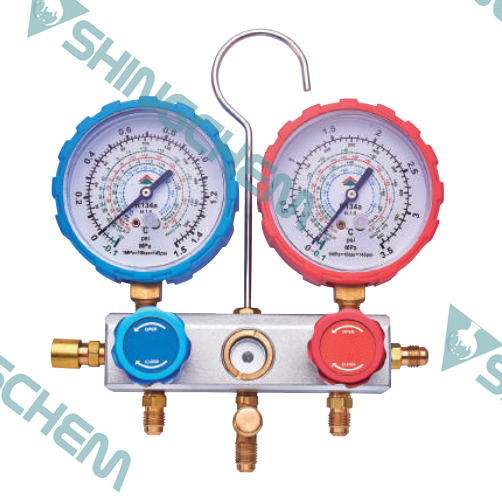 Charging Hose with Safety Valve Freon Refrigerant Gas R12 R134 R410 R32 Charging Hose for Manifold Gauge