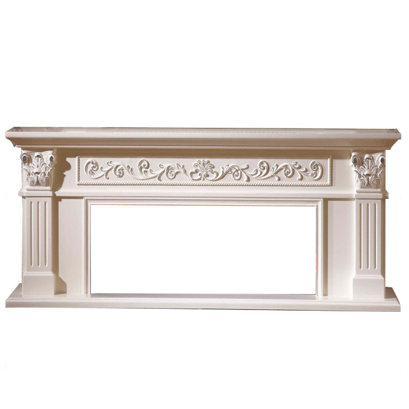 Vintage Wooden Fireplace Mantel Surround Frame Without Fireplace For Living Room 65 Inch Wood Mantel Floating