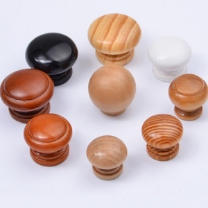 wood Modern knob and customized size wood Door Kitchen Cabinet Brass Furniture Handles Knobs