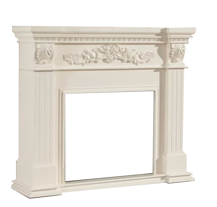 Vintage Wooden Fireplace Mantel Surround Frame Without Fireplace For Living Room 65 Inch Wood Mantel Floating