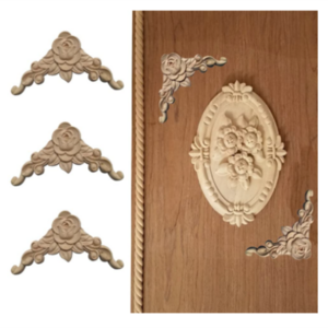 Woodcarving Decal Corner Appliques Decals Wood Carved Onlays And Appliques Crafts