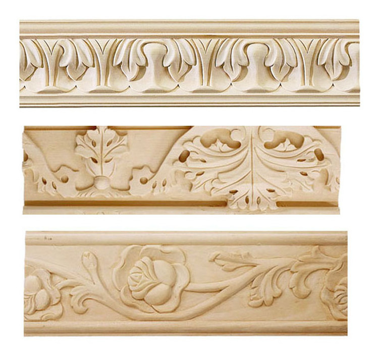 Decorative Panel Molding Corners Decorative crown wooden molding trim architectural antiques wood moulding