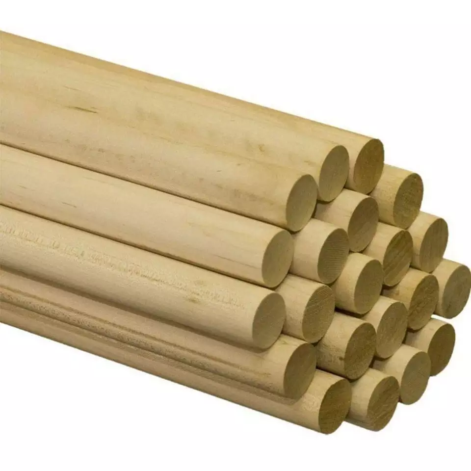 Wooden Dowel Pins Custom Round White Natural Birch Dowel Custom Solid Furniture Accessories Wooden Dowel Rod