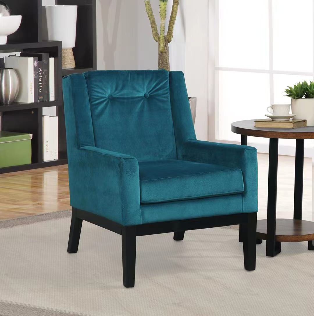 Modern Aesthetic  European Style Latest Lounge Chair With Unique Fabric Living Room Chair Accent Chair