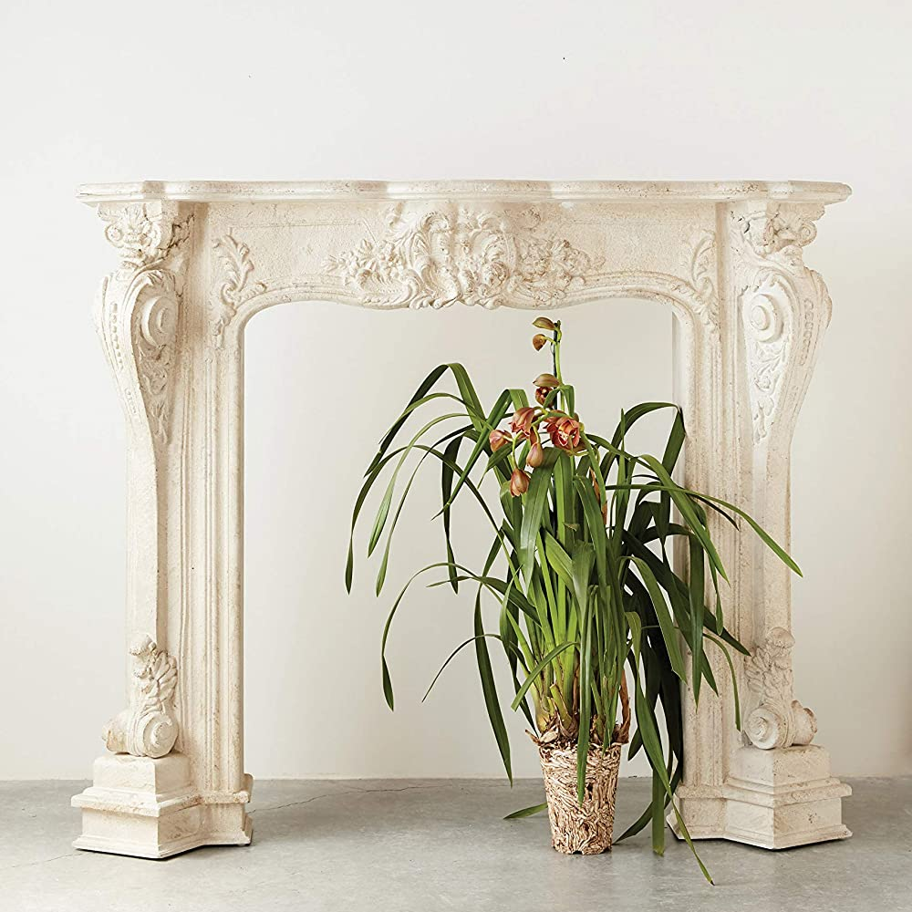 New Design Antique Solid Wood Fireplace Mantel Surround Modern Outdoor Fireplace Surround Fireplace Mantle